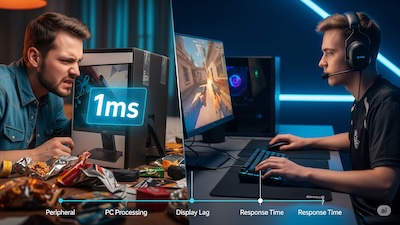 Input Lag Deception: Why '1ms' Marketing Claims Are Misleading Competitive Gamers