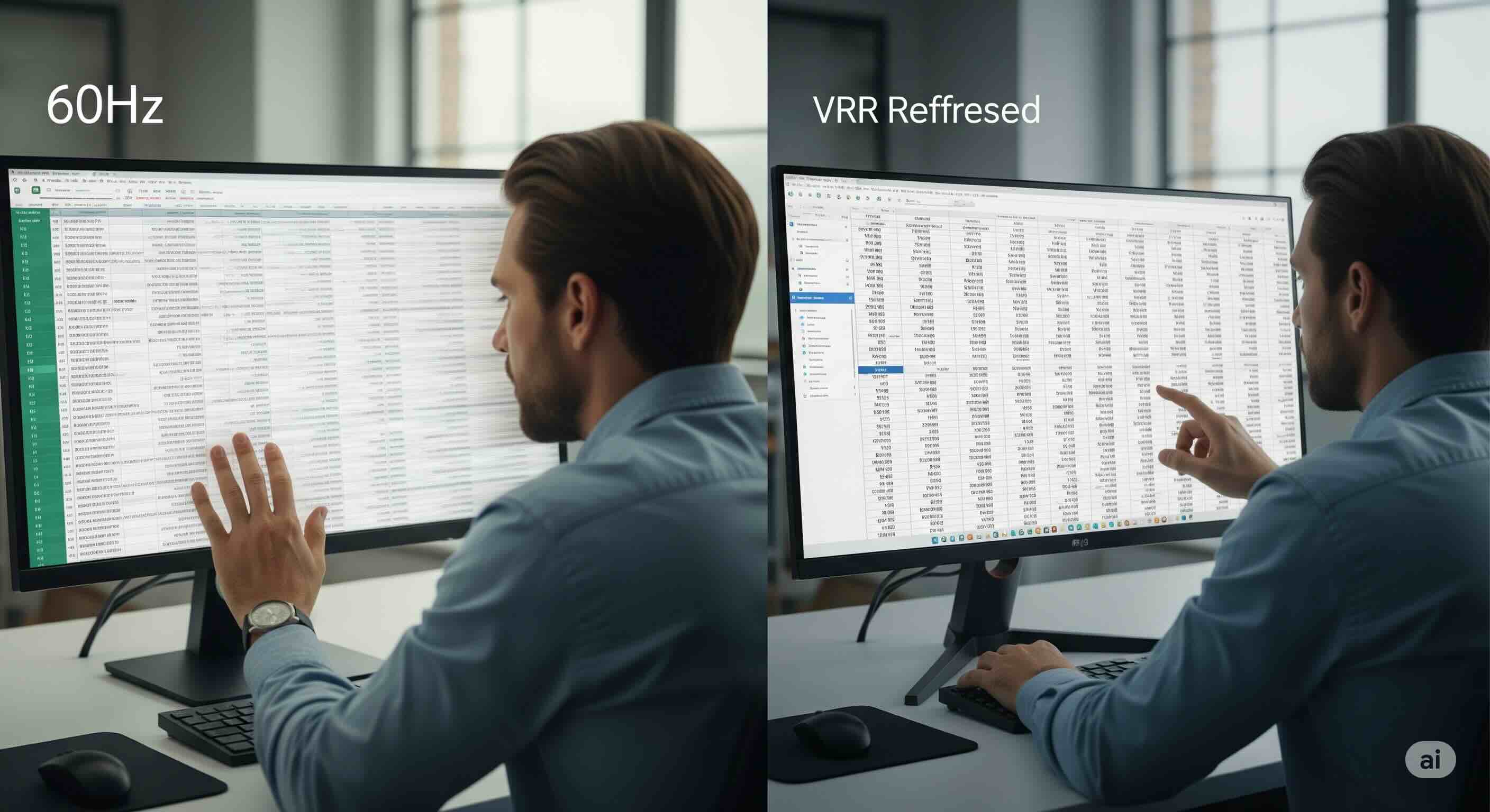 Adaptive-Sync for Excel? How VRR Technology Unexpectedly Boosts Spreadsheet Productivity